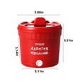 thumbnail image 3 of Danhjin Electric Hot Pot Mini Rice Cooker, Hot Pot, Portable Mini Ramen Pot For Steaming, Stir-frying, Porridge And Soup Kitchen Appliances, 3 of 7