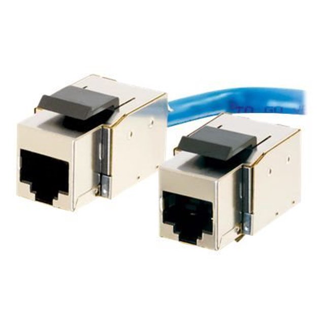 C2G Cat5e Toolless Keystone Jack - Fully Shielded - Modular insert - CAT 5e - RJ-45 - silver