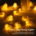 thumbnail image 4 of 10FT 20LED Christmas Beer Mug String Lights Decorative Fairy Lights LED Hanging Lights Always On, 4 of 8