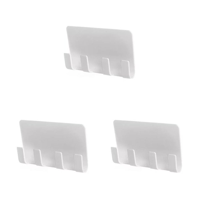 stanreset 2Pcs Support de Téléphone Mural Pratique Boîte de Charge Support Support Support Support Support Blanc 3Set