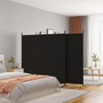 thumbnail image 1 of vidaXL 4-Panel Room Divider Black 698x180 cm Fabric, 1 of 5