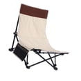 thumbnail image 3 of Chaise de Plage, Chaises de Camping Pliantes Portables Chaise de Plage Multifonctionnelle Inclinable pour Camping Patio Extérieur, 3 of 7