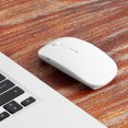 thumbnail image 3 of Mistaha 2.4G Wireless Mouse Portable Ultra-thin Mute Mouse 4 Keys Wireless Optical Mouse 1600DPI for, 3 of 8