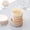 Beige, variant on Xinsrenus Telescopic Folding Cup, 130ml Portable Collapsible Water Cup for Travel, Eco-Friendly Wheats Straw Material Cup for Outdoor Hiking Camping with Lanyard, Pink