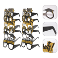 thumbnail image 2 of 12pcs Graduation Themed Eyeglasses Paper Eyewear Grad Party Favors Decorative Glasses Props, 2 of 8