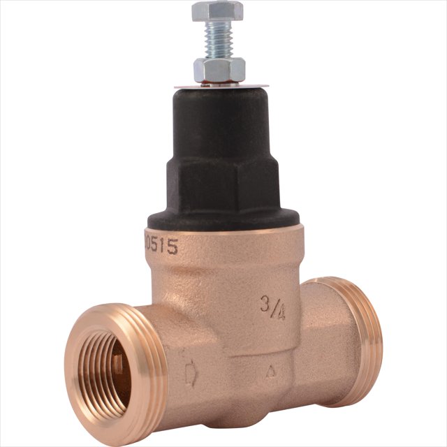Cash Acme EB45 Pressure Regulating Valve, 3/4 Inch NPT Threaded, Poly Top, 45 PSI, 23881-0045