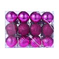 thumbnail image 1 of 24Pcs 30mm Christmas  Tree Ball Bauble Hanging Home Party Ornament Decor, 1 of 3
