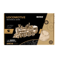 thumbnail image 4 of ROKR Locomotive Mechanical Gears Wooden Model Kit LK701, 4 of 5