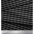 thumbnail image 3 of Soimoi Black Rayon Fabric Triangle Art Geometric Decor Fabric Printed Yard 56 Inch Wide, 3 of 5