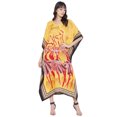 thumbnail image 1 of Robe Maxi pour Femmes en Polyester, Caftans, Robe Ample, Grande Taille, Manches Kimono, Long Kaftan, Robes de Soirée, Kaftan Décontracté d'Été, 1 of 6