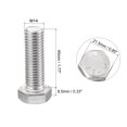 thumbnail image 2 of Unique Bargains Hex Screw Bolt, Metric M14x45mm 304 Stainless Steel 4.8 Grade Fully Threaded Hexagonal Screw Bolts 2 PCS, 2 of 6