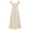 Beige, variant on HNMKIU Elegant Corset Dress Women's Lace Midi Dress Gothic Black,S