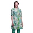 thumbnail image 1 of Bimba Printed Kurtis For Women Short Kurti For Girls Straight Tunic Tops, 1 of 6