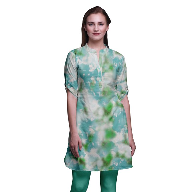 Bimba Printed Kurtis For Women Short Kurti For Girls Straight Tunic Tops