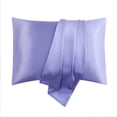thumbnail image 1 of EGNMCR Simulated Silk Pillowcase For Hair And Skin - Simulated Silk Pillowcase 2 Sets 20x30 Inches With Envelope Closure Simulated silk pillowcase, 1 of 2