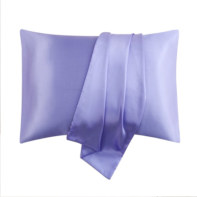 EGNMCR Simulated Silk Pillowcase For Hair And Skin - Simulated Silk Pillowcase 2 Sets 20x30 Inches With Envelope Closure Simulated silk pillowcase