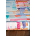 thumbnail image 2 of Motif Printed Faux Rabbit Swatch Pink & Blue 5 ft. x 7 ft. Area Rug, 2 of 6