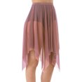 thumbnail image 1 of CHUANK Handkerchief Hem Mesh Wraps Ballet Classwear Dance Skirt Competition Performance Clothes with Elastic Waistband, 1 of 7