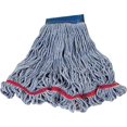 thumbnail image 2 of Rubbermaid Commercial Swinger Loop Wet Mop, Large, Blue, For General Purpose Mopping and Cleaning, Looped Ends on Mop Head to Reduce Fraying and Tangling, 2 of 3