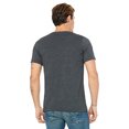 thumbnail image 2 of Bella Canvas Mens Jersey V-Neck Tee, S, Dark Grey Heather, 2 of 3