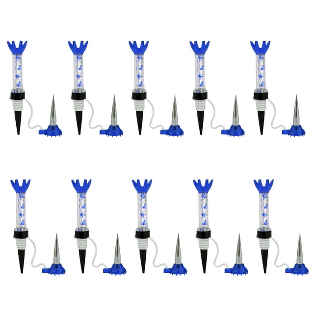ziyahi 10 Pieces Golf Ball Step Down Tees Portable Multi-colors Holder Plastic Training Practicing Outdoor Sporting Equipment Blue