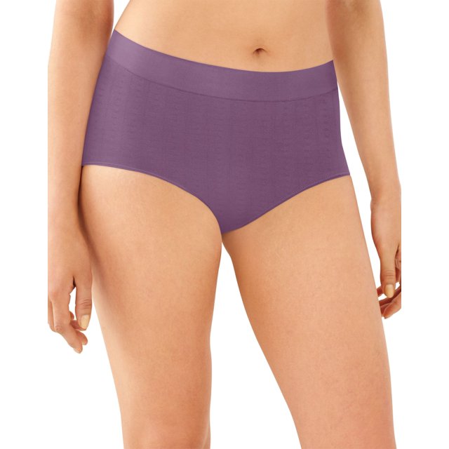 Bali Womens One Smooth U All Around Smoothing Brief, 6, Plummed Out Pointelle