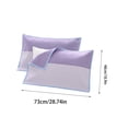 thumbnail image 3 of Coarse Cloth Pillowcase Towel, 1-Pack Breathable Sweat-Absorbing Polyester Wrap, Padded Non-Wetting Cover, Knitted Fabric, Soft Pillow Protector, Multicolor, 29x19in, 3 of 7