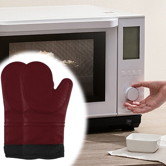 Baking Gloves Kitchen Insulation Gloves Withstand 260 Degrees High Temperature Soft Can Be Used For Long And Easy To Clean
