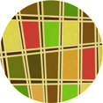 thumbnail image 1 of Ahgly Company Tapis Rond Lavable en Machine Intérieur Transitionnel Bisque Foncé Marron, 3 Pieds Rond, 1 of 7