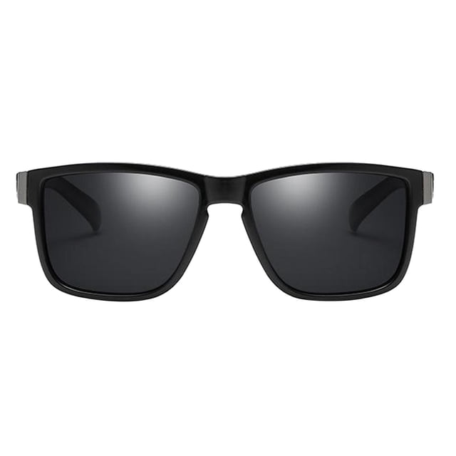Impact Polarised Driving Cycling Running Fishing Goggles Unbreakable Frame Bike - Black