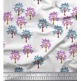 thumbnail image 1 of Soimoi Poly Georgette Tissu Tissu Imprimé 1 Yard 52 Inch Wide, 1 of 3