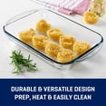 thumbnail image 5 of CaiYueKe Glass Baking Dish Oven Safe 9x13 Rectangular Pan for Lasagna Casserole Brownies Roasting Non Stick Dishwasher Safe Microwave Broiler Safe Kitchen Bakeware Cooking Dinnerware, 5 of 5