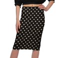 thumbnail image 4 of Moomaya Jupe Imprimée Longueur Genou pour Femmes Grande Taille Jupe en Poly Spandex, 4 of 6