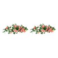 thumbnail image 1 of stanreset 1/2/3/5 Artificial Flower Plant Fake Vine Roses Simulation Rose Self-Assembly Party Balcony Garden Restaurant Living Room Garland Champagne Color 2PCS, 1 of 6