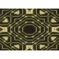 thumbnail image 1 of Ahgly Company Machine Washable Indoor Rectangle Transitional Midnight Gray Area Rugs, 2' x 4', 1 of 7