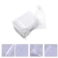 thumbnail image 3 of 100 Pcs Sac à Cordon en Gaze Festival Goody Pochette de Rangement pour Bijoux Portable, 3 of 8
