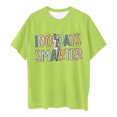 thumbnail image 4 of Pyjamas pour Filles Taille 12 Shorts Camisole pour Tout-Petits Mode Décontractée Imprimé Col Rond Manches Courtes T-Shirt Haut, 4 of 4