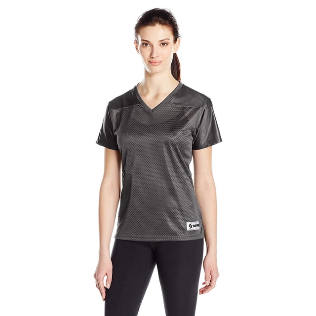 Soffe T-Shirt de Football en Maille à Manches Courtes pour Femmes - 4692V