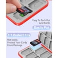 thumbnail image 4 of Hongkaii For Nintendo Switch Game Case with 24 Game Holder Slots and 24 SD Micro Card Slots for Nintendo Switch/Lite/OLED,Cute Cartoon Games Cartridge Cases XY71-4308, 4 of 5