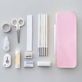 thumbnail image 4 of fheaev Double Layer Plastic Pencil Case Cute Pencil Case Storage Box Plastic Storage Box Suitable For Pencils Erasers Paper Clips And Other Small Stationery Items, 4 of 6