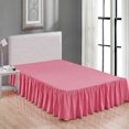 thumbnail image 1 of MesaSe Sheets & Beyond Solid Microfiber 14” Bed Skirt  Queen  White, 1 of 4