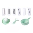 thumbnail image 2 of EGNMCR Vegetable Slicers Cutter - Cheese Grater Multi-function Vegetable 12 Piece Set veggie chopper, 2 of 2