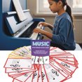 thumbnail image 5 of CJiaWei Musical Flash Cards Coded Music Piano Grades Cards That Are Completed For Beginner Students, 5 of 5