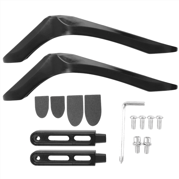 2X Steel TV Base for LCD Pedestal Screen Stand Home Universal Monitor Riser for 32 to 65 Inches