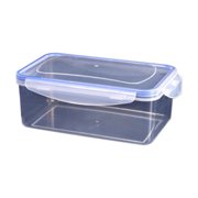 Antqov Kitchen Refrigerator Rectangular Food Container Microwave Heat Plastic Lunch Box Food Lunch Box Fruit Storage Sealed Box, Home Accessories