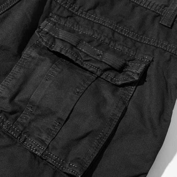 Penkiiy Mens Casual Twill Cargo Shorts Drawstring Classic Cargo