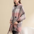 thumbnail image 3 of HHBEAUTY USB Heated Blanket Battery Operated, Portable Cozy Soft Throw, Constant Heating, 3 Levels, 78.7" x 26.7" Grid Blanket Machine Washable, Electric Shawls and Wraps With Zipper, 3 of 9