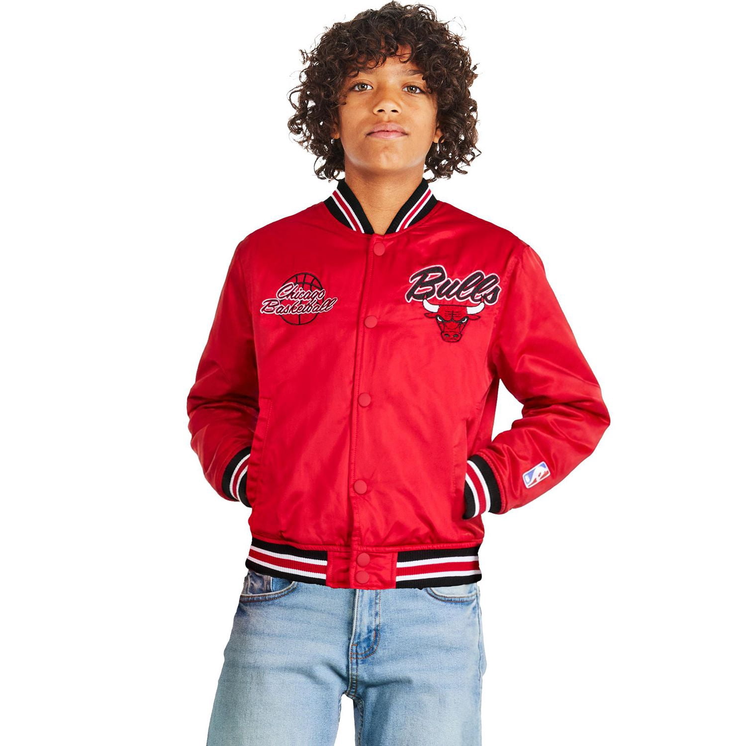 NBA Boys' Chicago Bulls Bomber Jacket