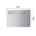 thumbnail image 3 of Magnetic Acrylic Calendar Board for Refrigerator, Monthly & Weekly Planner, Dry Erase Whiteboard, Home & Office Program Management, Clear, 3 of 7