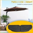 thumbnail image 4 of Outsunny Poids de Parasol 2 Pcs, Poids de Base de Parasol avec Poignée, Noir, 4 of 10